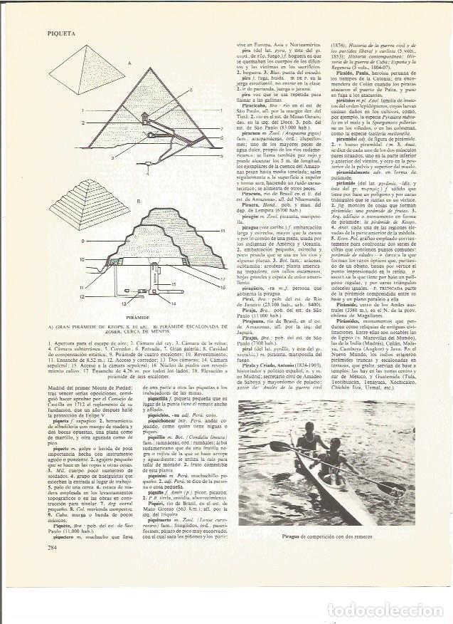 Cartes Postales: LAMINA V00742: Piramide de Keops y Piramide escalonada de Zoser - VVAA