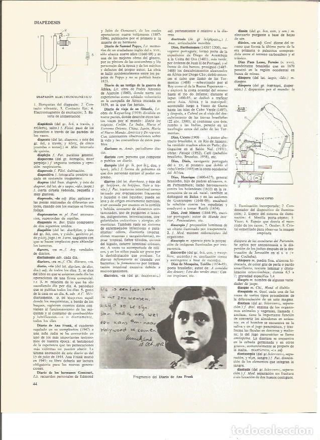 Postales: LAMINA V00776: Fragmento del Diario de Ana Frank - VVAA