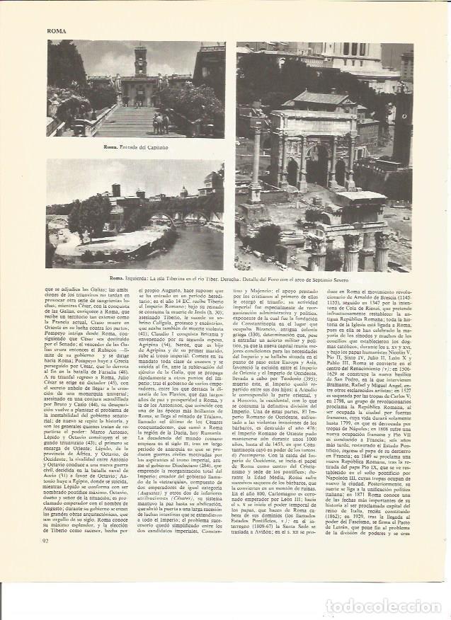 Postcards: LAMINA V00629: Vistasvarias de Roma - VVAA