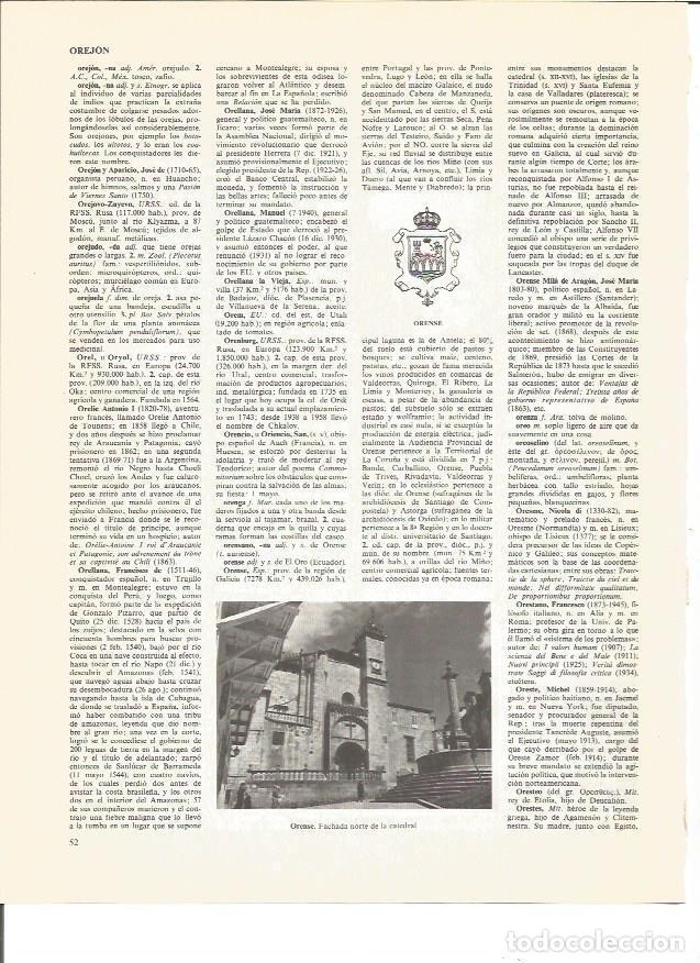 Postkarten: LAMINA V00686: Escudo y vista de Orense - VVAA