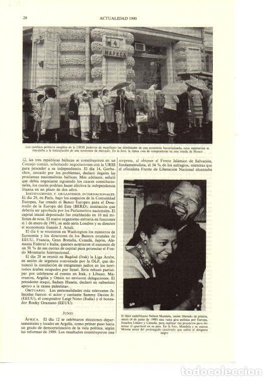 Cartoline: LAMINA ESPASA 38616: Nelson Mandela con su esposa Minnie - Varios