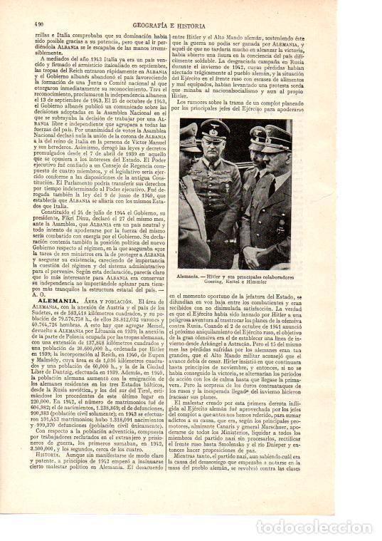 Postkarten: LAMINA ESPASA 38428: Hitler con Goering, Keitel y Himmler - Varios