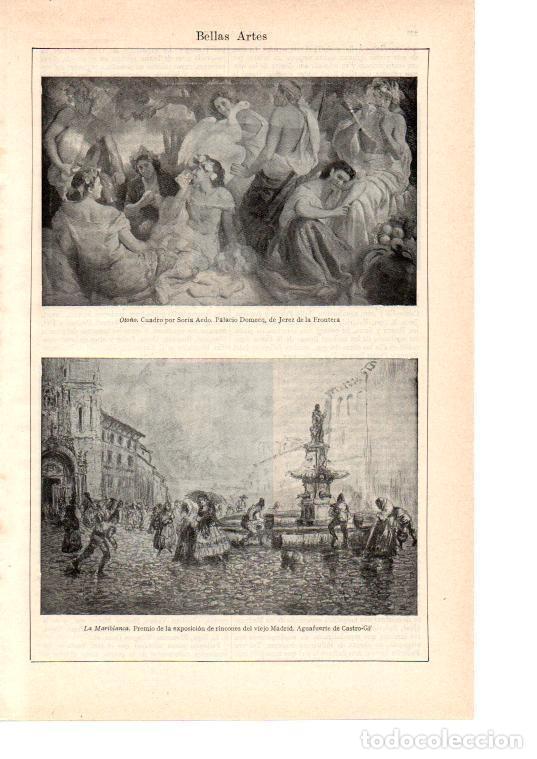 Postcards: LAMINA ESPASA 38422: Oto&ntilde;o, por Soria Aedo y La Mariblanca, por Castro Gil - Varios