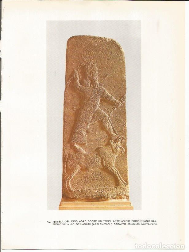 Postcards: LAMINA 27659: Estela asiria del dios Adad - Guy Annequin
