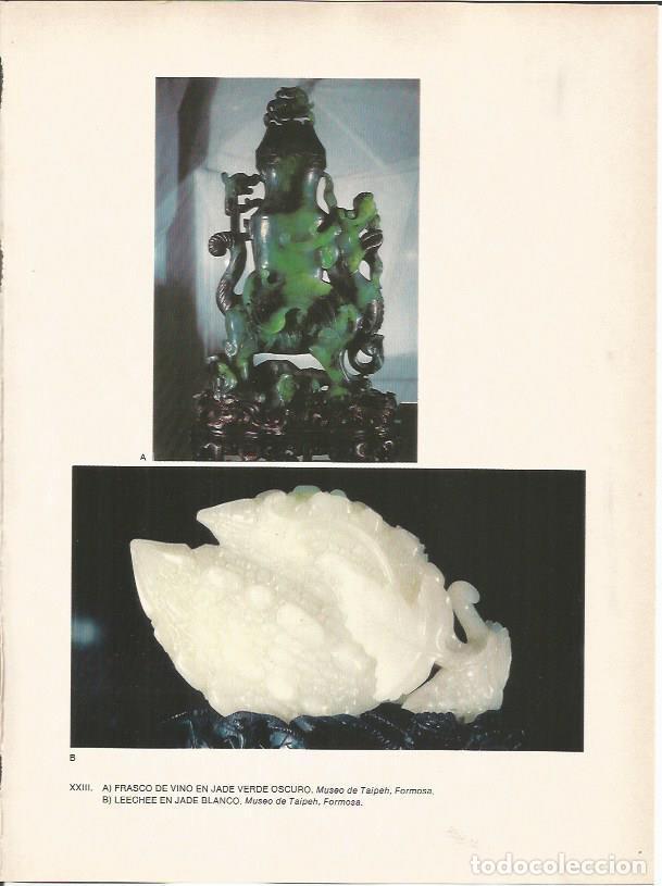 Postais: LAMINA 27585: Frasco para vino y lichi en jade, China - Raymonde de Gans