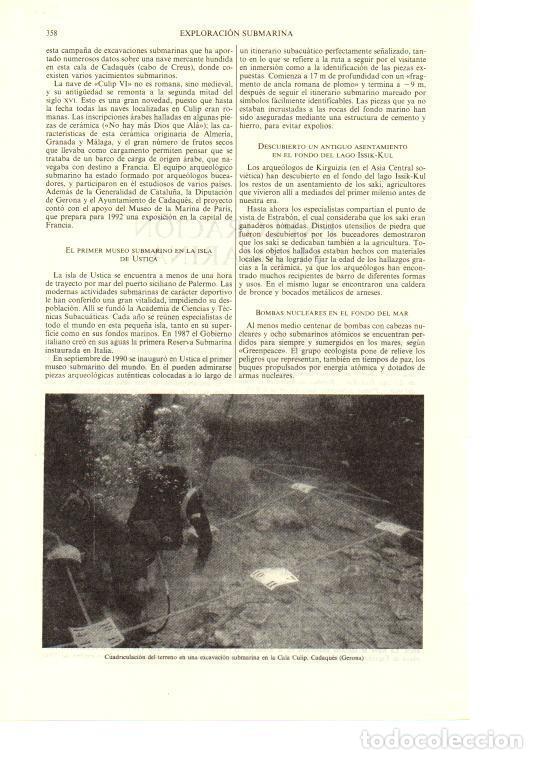 Postais: LAMINA ESPASA 38660: Excavacion submarina en Cala Cuip, Girona - Varios