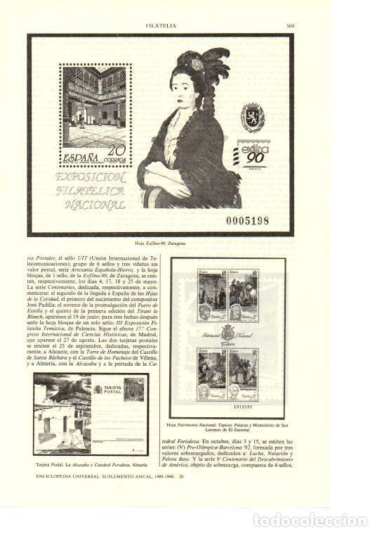 Cartes Postales: LAMINA ESPASA 38665: Hoja Exfilna-89 de Zaragoza - Varios