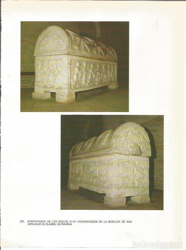 Cartoline: LAMINA 27697: Sarcofagos de la basilica de San Apolinar in Classe en Ravena, Italia - Guy Annequin