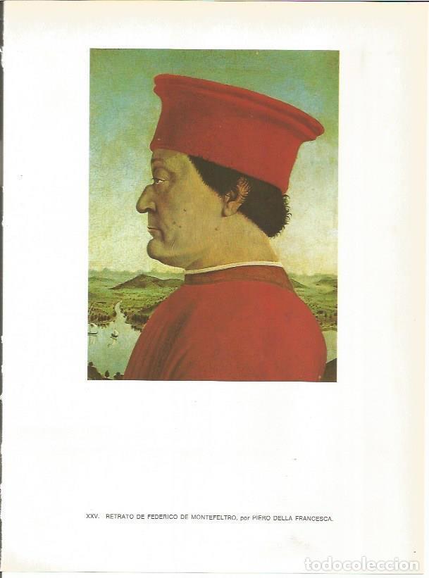Postais: LAMINA 27416: Retrato de Federico de Montefeltro, por Piero della Francesca - Raymonde de Gans