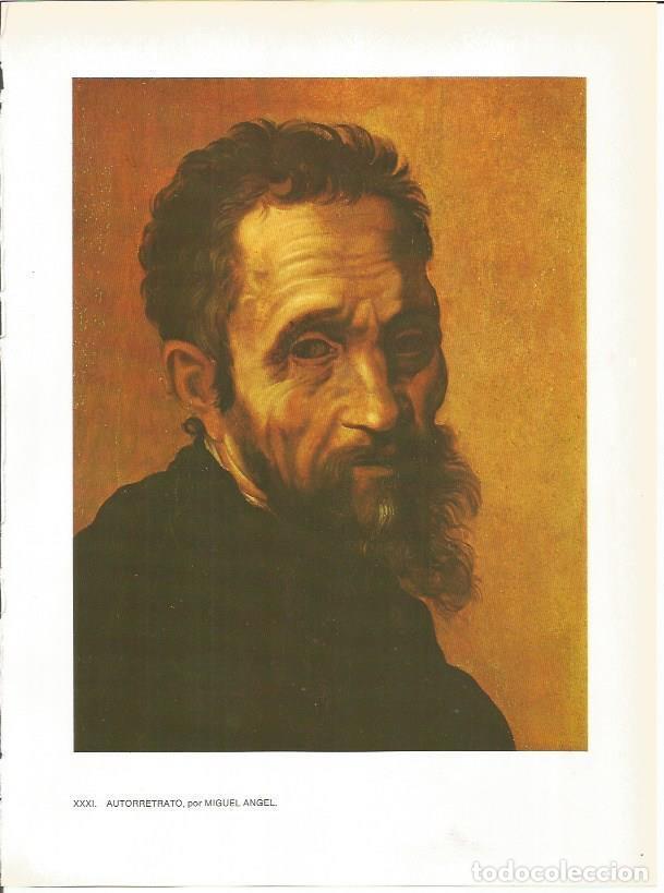 Cartoline: LAMINA 27422: Autorretrato de Miguel Angel - Raymonde de Gans