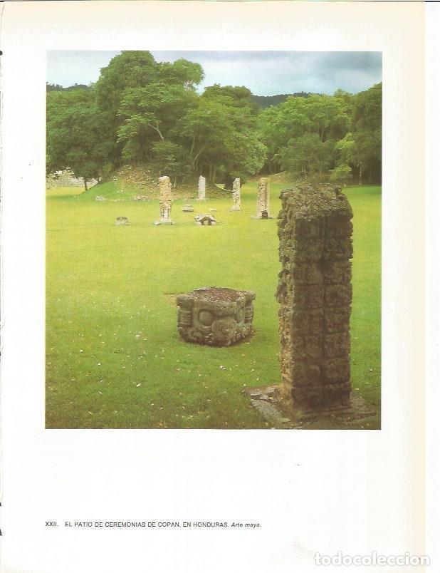 Postales: LAMINA 27357: Patio de ceremonias de Copan, Honduras - Guy Annequin