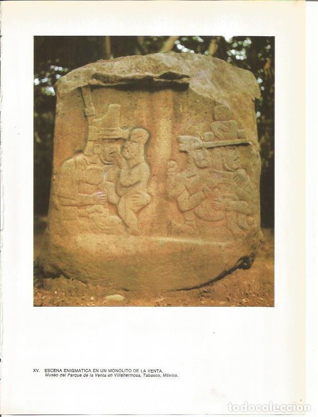 Postkarten: LAMINA 27350: Monolito de La Venta, Mexico - Guy Annequin