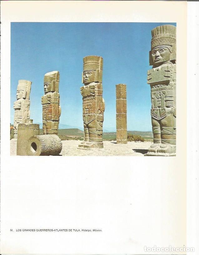 Postais: LAMINA 27339: Grandes guerreros atlantes de Tula, Mexico - Guy Annequin