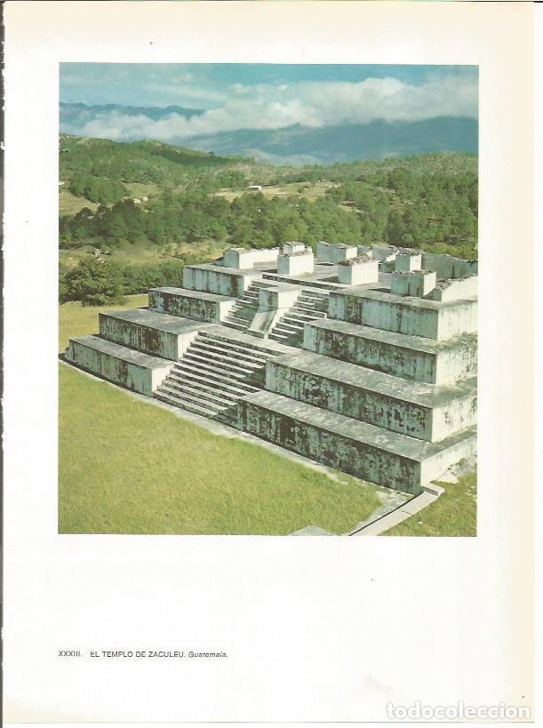 Cartoline: LAMINA 27368: Templo de Zaculeu, Guatemala - Guy Annequin
