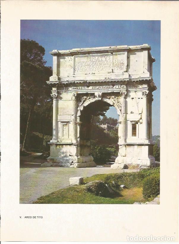 Postales: LAMINA 27454: Arco de Tito, Roma - Raymonde de Gans
