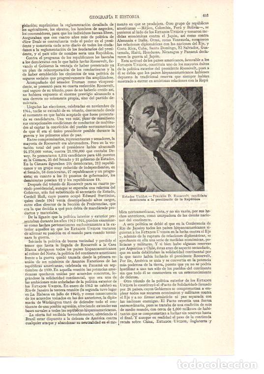 Cartoline: LAMINA ESPASA 38489: Franklin D. Roosevelt - Varios