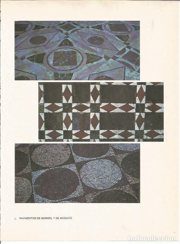 Postkarten: LAMINA 27499: Pavimentos romanos de marmol y mosaico - Raymonde de Gans