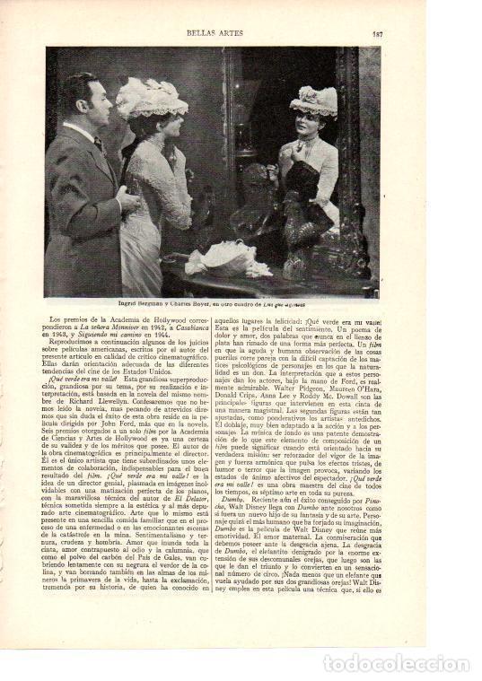 Postcards: LAMINA ESPASA 38411: Ingrid Bergman y Charles Boyer en una escena de Luz que agoniza - Varios