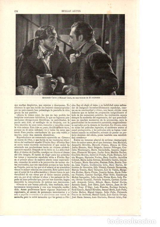 Cartes Postales: LAMINA ESPASA 38408: Armando Calvo y Manuel Luna en El escandalo - Varios