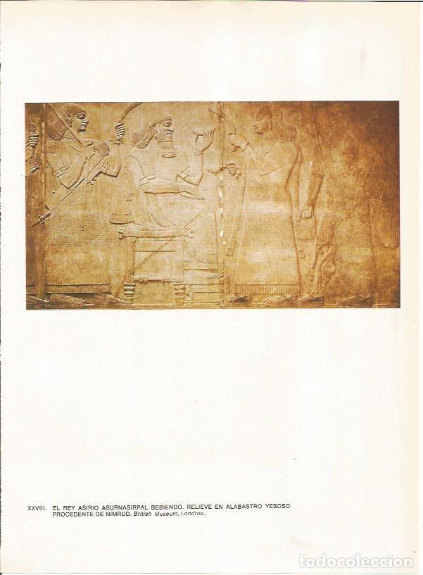 Cartes Postales: LAMINA 27647: Relieve en alabastro de Nimrud, Irak - Guy Annequin