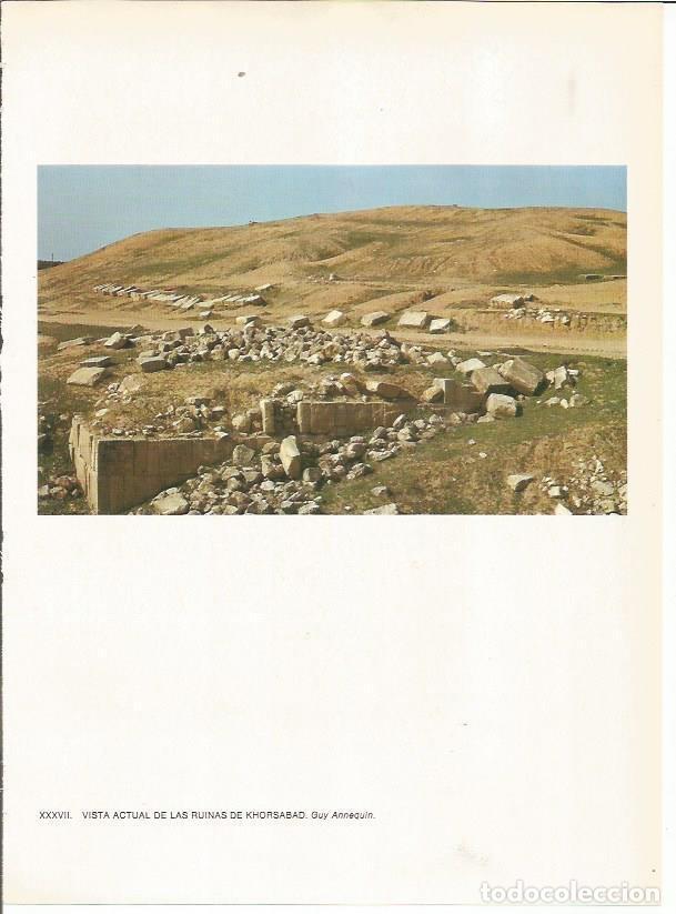 Cartes Postales: LAMINA 27656: Ruinas de Jorsabad, Irak - Guy Annequin