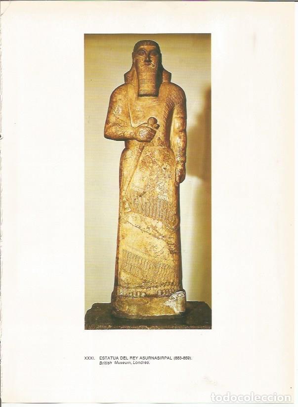 Postcards: LAMINA 27650: Estatua del rey Asurbanipal - Guy Annequin