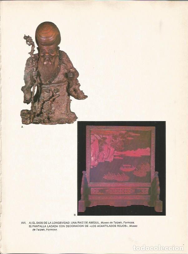 Postcards: LAMINA 27578: El dios de la Longevidad y pantalla con los Alcantilados Rojos - Raymonde de Gans