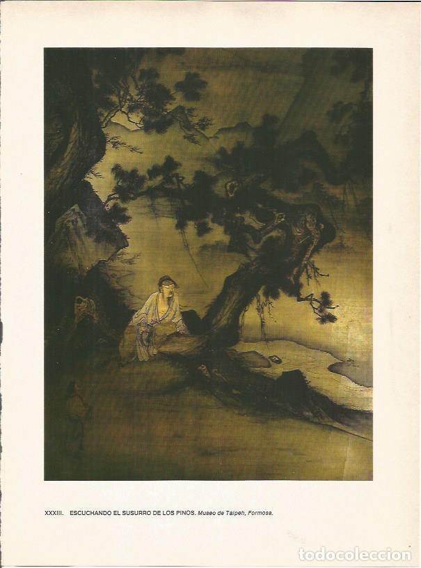 Postcards: LAMINA 27595: Escuchando el susurro de los pinos, China - Raymonde de Gans