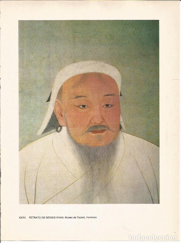 Postcards: LAMINA 27597: Retrato de Gengis Khan - Raymonde de Gans