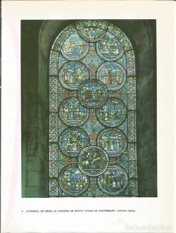 Postkarten: LAMINA 27738: Vidriera de la catedral de Sens, Francia - Jean Baudry