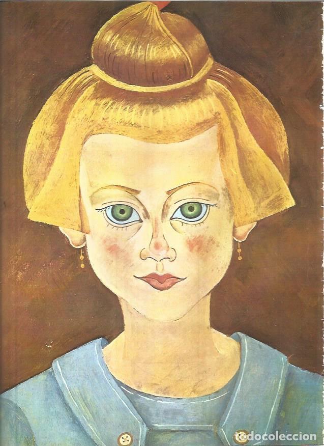 Postcards: LAMINA V01321: Retrato de ni&ntilde;a por Joan Miro - VVAA