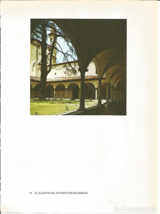 Postais: LAMINA 27400: Claustro del Convento de San Marcos, Florencia - Raymonde de Gans