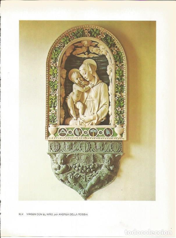 Postcards: LAMINA 27436: Virgen con el Ni&ntilde;o, por Andrea della Robbia - Raymonde de Gans