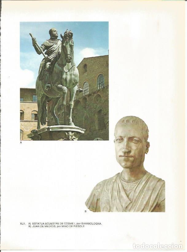 Postales: LAMINA 27433: Estatua ecuestre de Cosme I y busto de Juan de Medicis - Raymonde de Gans