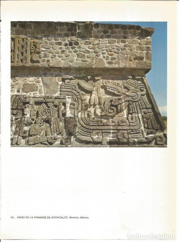 Postales: LAMINA 27342: Friso de la Piramide de Xochicalco en Morelos, Mexico - Guy Annequin