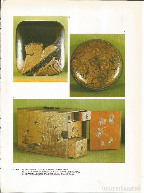 Postkarten: LAMINA 27545: Escritorio, caja para incienso y cofre japoneses - Raymonde de Gans