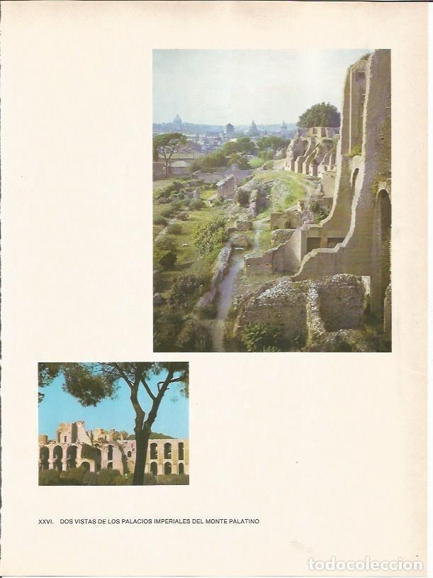 Postales: LAMINA 27475: Palacios del Monte Palatino de Roma - Raymonde de Gans