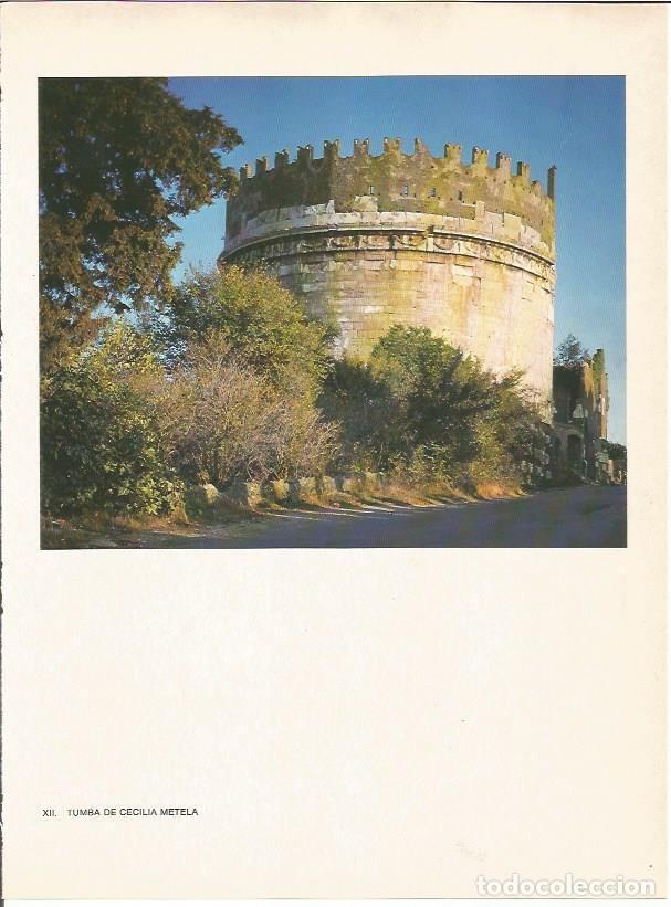 Postais: LAMINA 27461: Tumba de Cecilia Metela, Roma - Raymonde de Gans