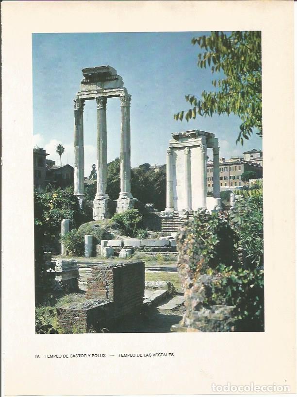 Postkarten: LAMINA 27453: Templo de Castor y Polux, Roma - Raymonde de Gans