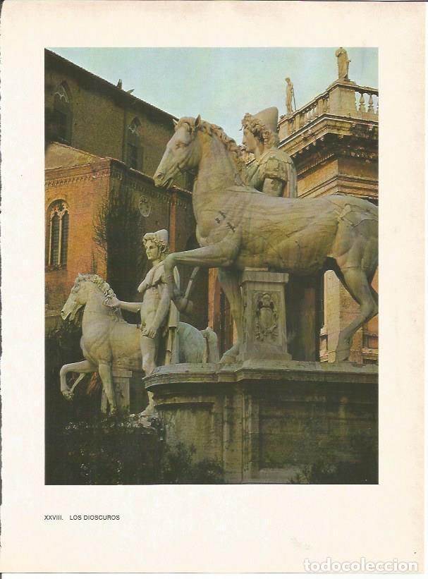 Postais: LAMINA 27477: Los Dioscuros, Roma - Raymonde de Gans
