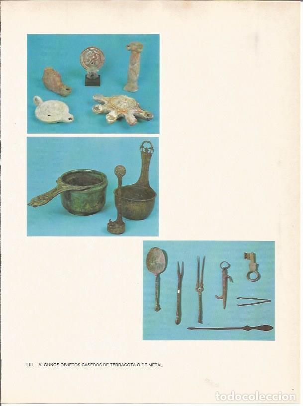 Postais: LAMINA 27502: Objetos romanos domesticos - Raymonde de Gans