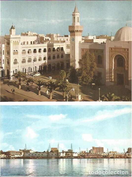 Postais: LAMINA V01572: Vista plaza en Sfax y puerto fluvial de Kinshasa - VVAA