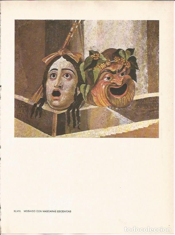 Postcards: LAMINA 27497: Mosaico romano con mascaras de teatro - Raymonde de Gans