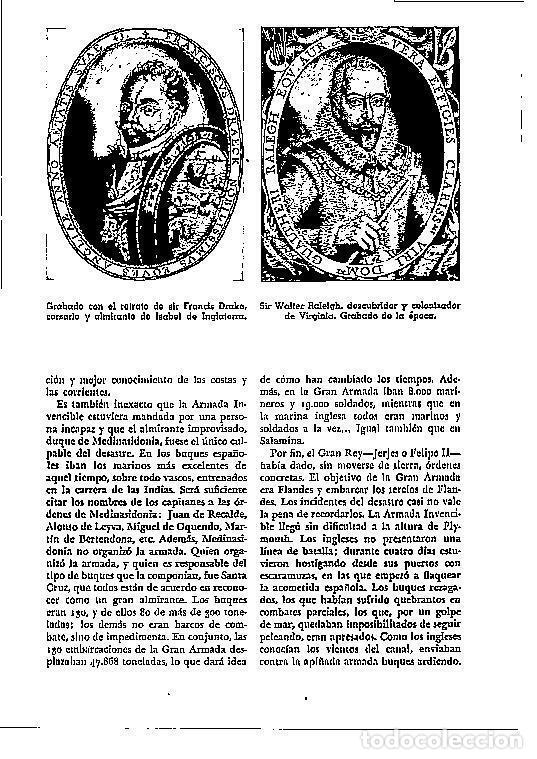 Cartes Postales: LAMINA 28146: Francis Drake y Walter Raleigh - Josep Pijoan