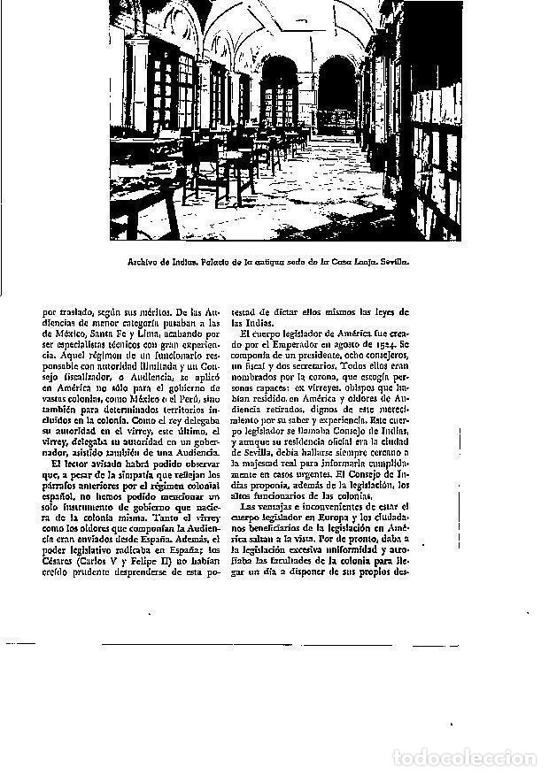 Postais: LAMINA 28138: Interior del Archivo de Indias en Sevilla - Josep Pijoan
