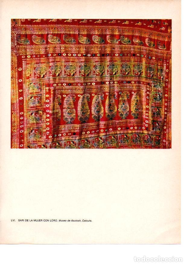 Postcards: LAMINA 28070: Sari de la mujer del loro, Calcuta - Raymonde de Gans