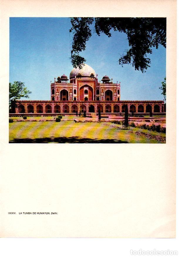 Cartoline: LAMINA 28048: La tumba de Humayun, Nueva Delhi - Raymonde de Gans