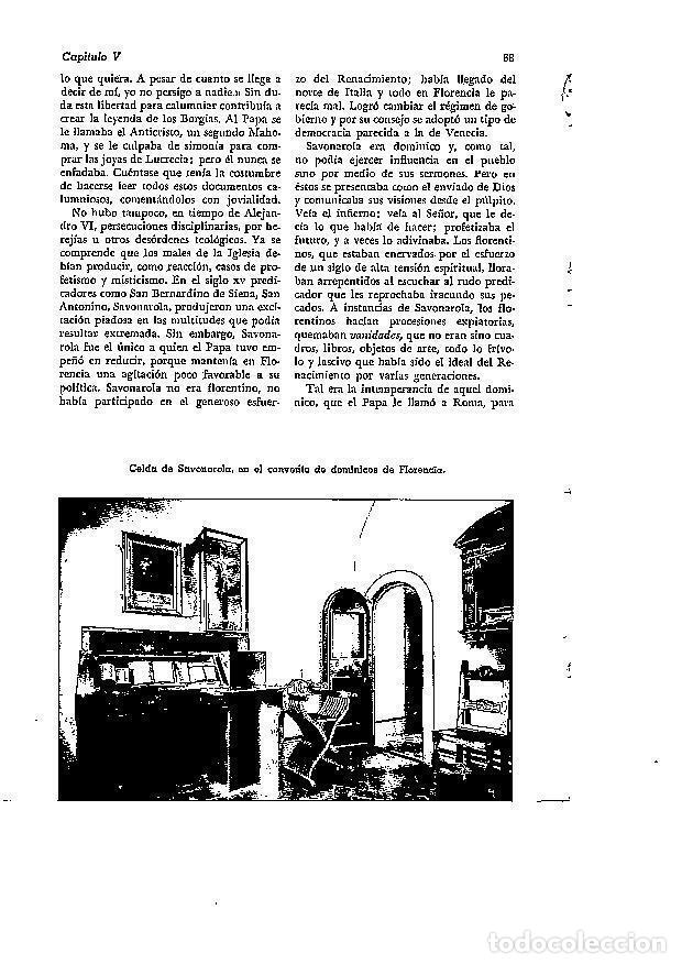 Cartes Postales: LAMINA 28086: Celda de Salvonarola en Florencia - Josep Pijoan