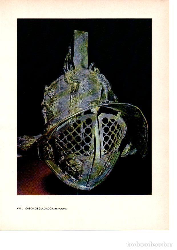 Postcards: LAMINA 27807: Pompeya. Casco de gladiador - Raymonde de Gans