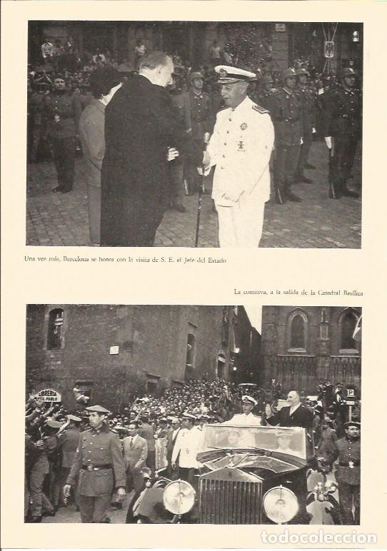 Postais: LAMINA V01856: Im&aacute;genes de Franco en Barcelona - VVAA
